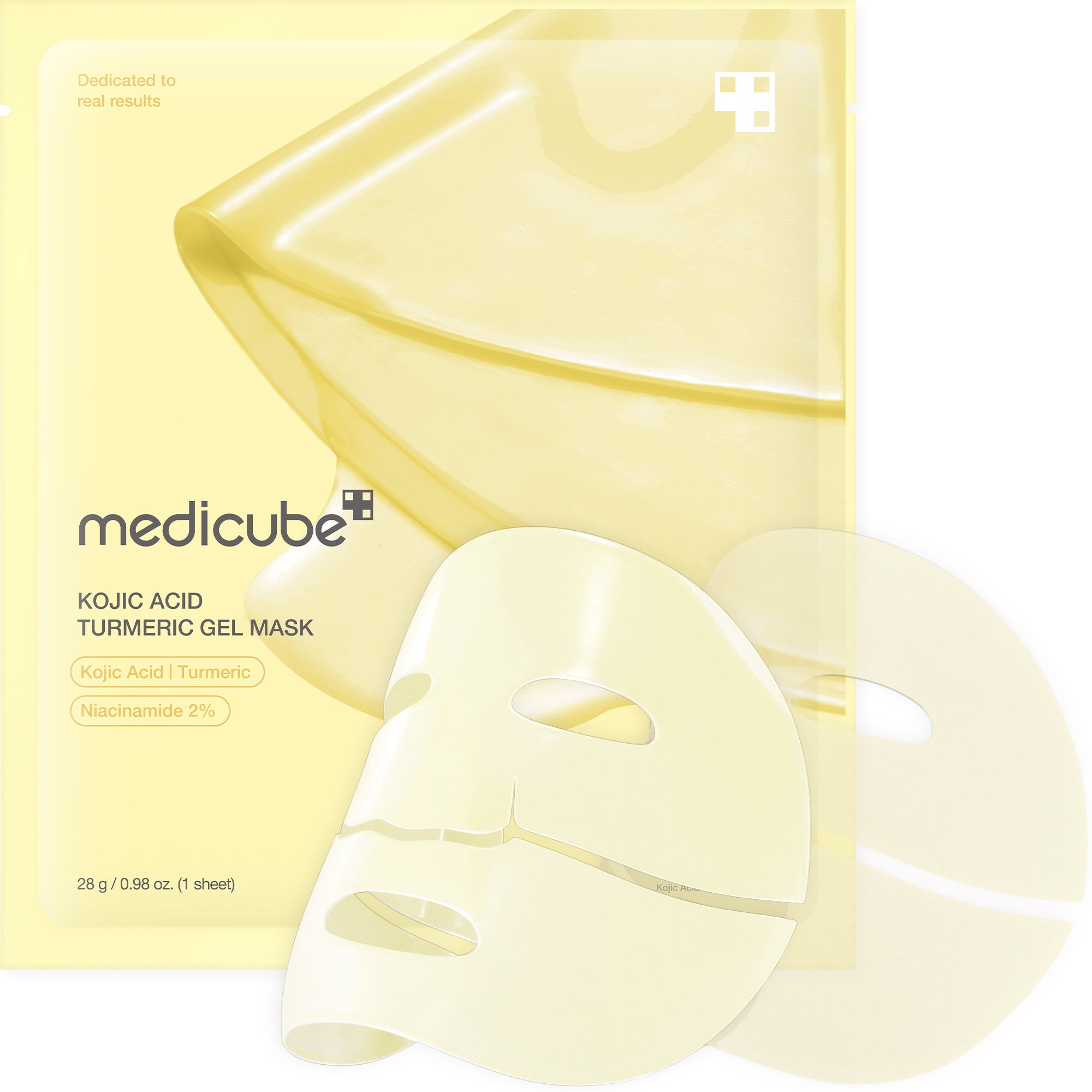 Medicube Kojic Acid Turmeric Gel Mask Sheet 28 gm