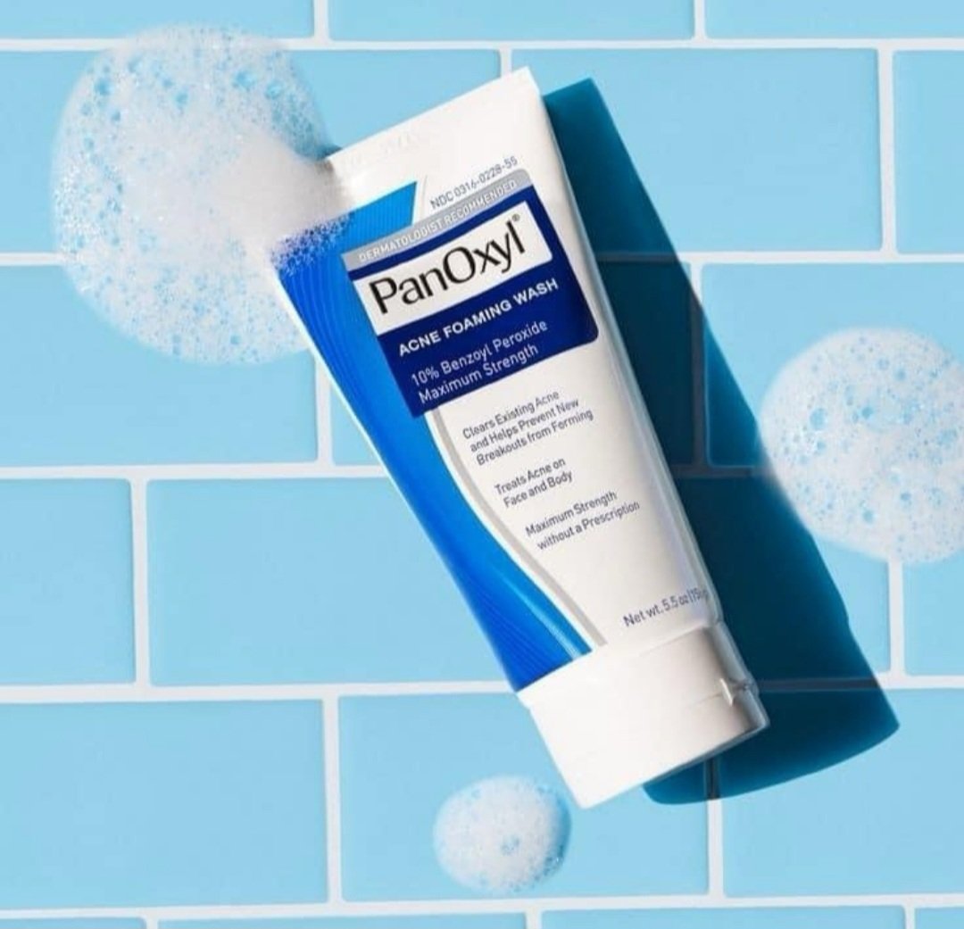 PanOxyl Acne Foaming Wash Benzoyl Peroxide 10% Maximum Strength.