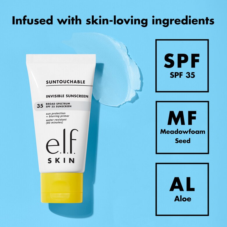 elf Suntouchable Invisible Sunscreen SPF35 mini