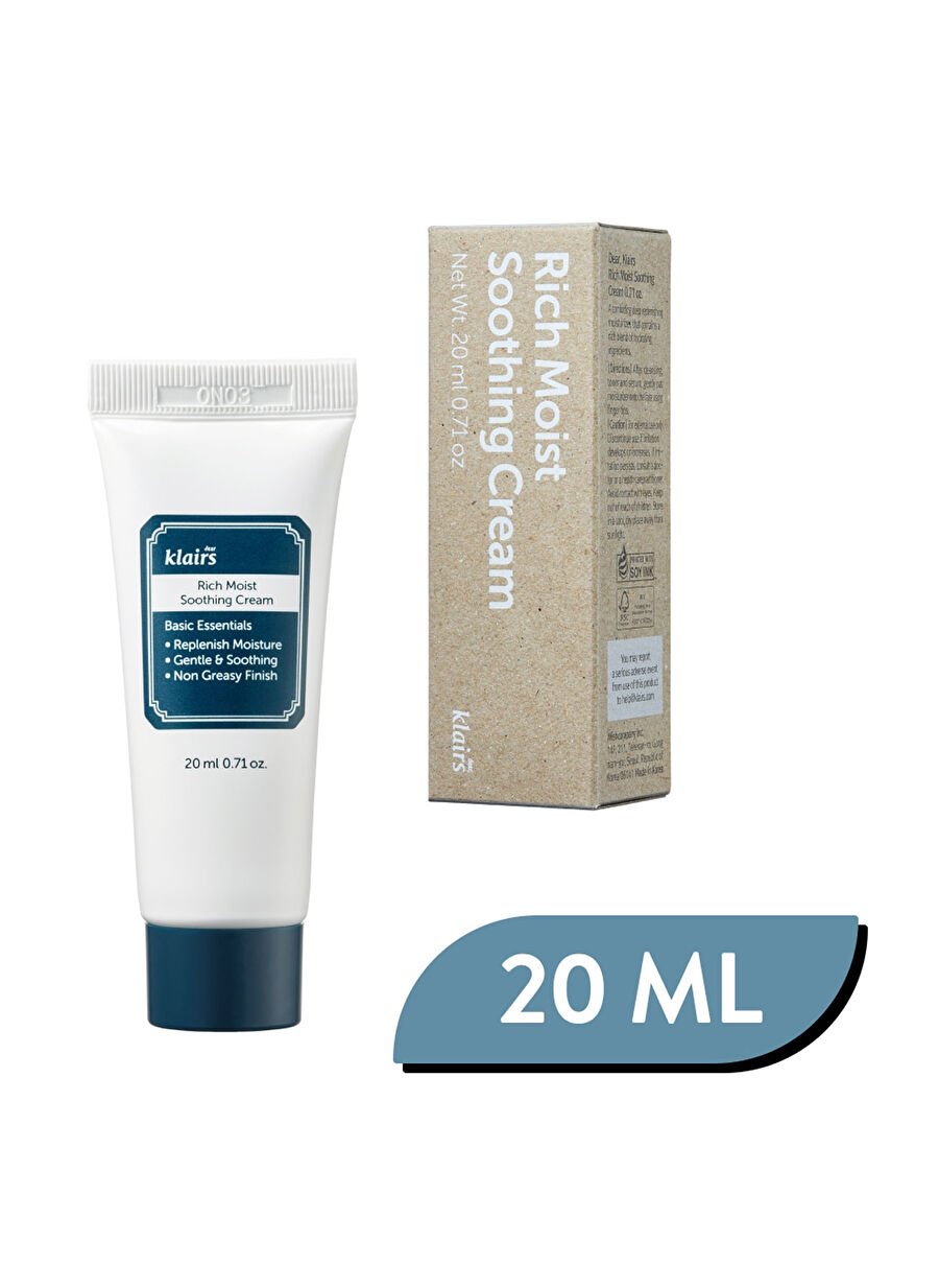 Klairs Rich Moist Soothing cream
