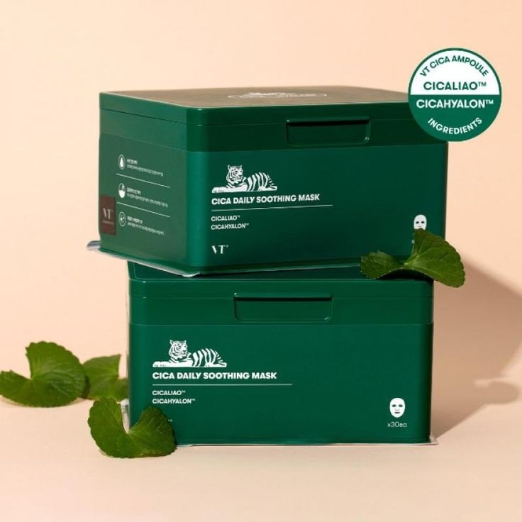 VT cica daily soothing mask 30 sheets
