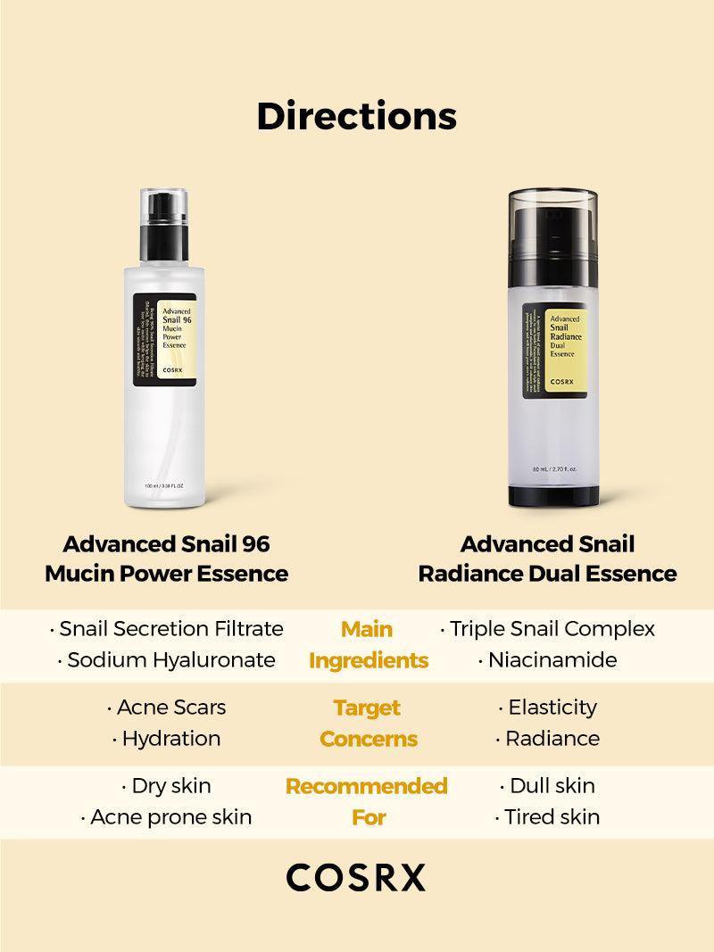 Cosrx Advanced Snail Radiance Dual Essence 80 ML