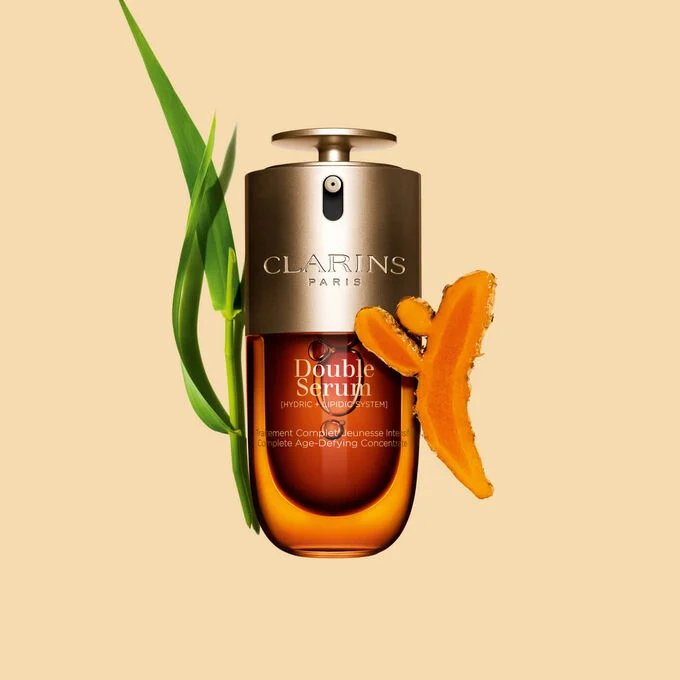 Clarins Double Serum For Face (Hydric + Lipidic System )