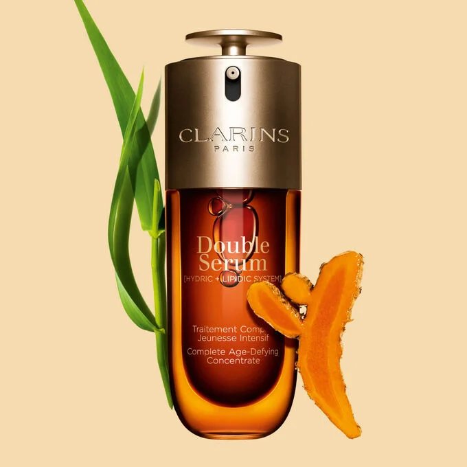 Clarins Double Serum For Face (Hydric + Lipidic System )