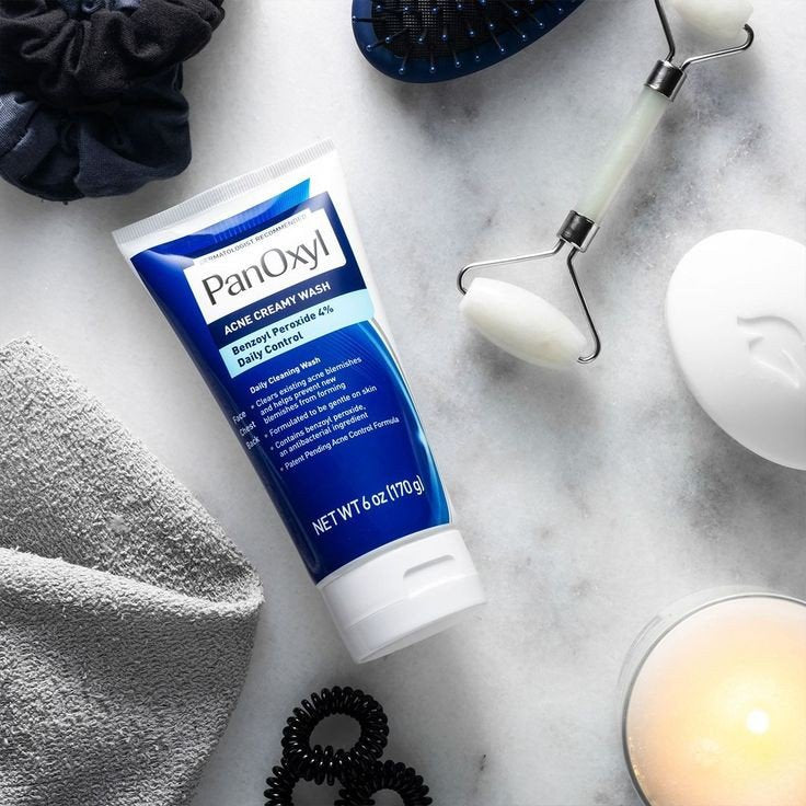 Panoxyl Acne Creamy Wash 4% Benzyl Peroxide Daily Control 170 gm
