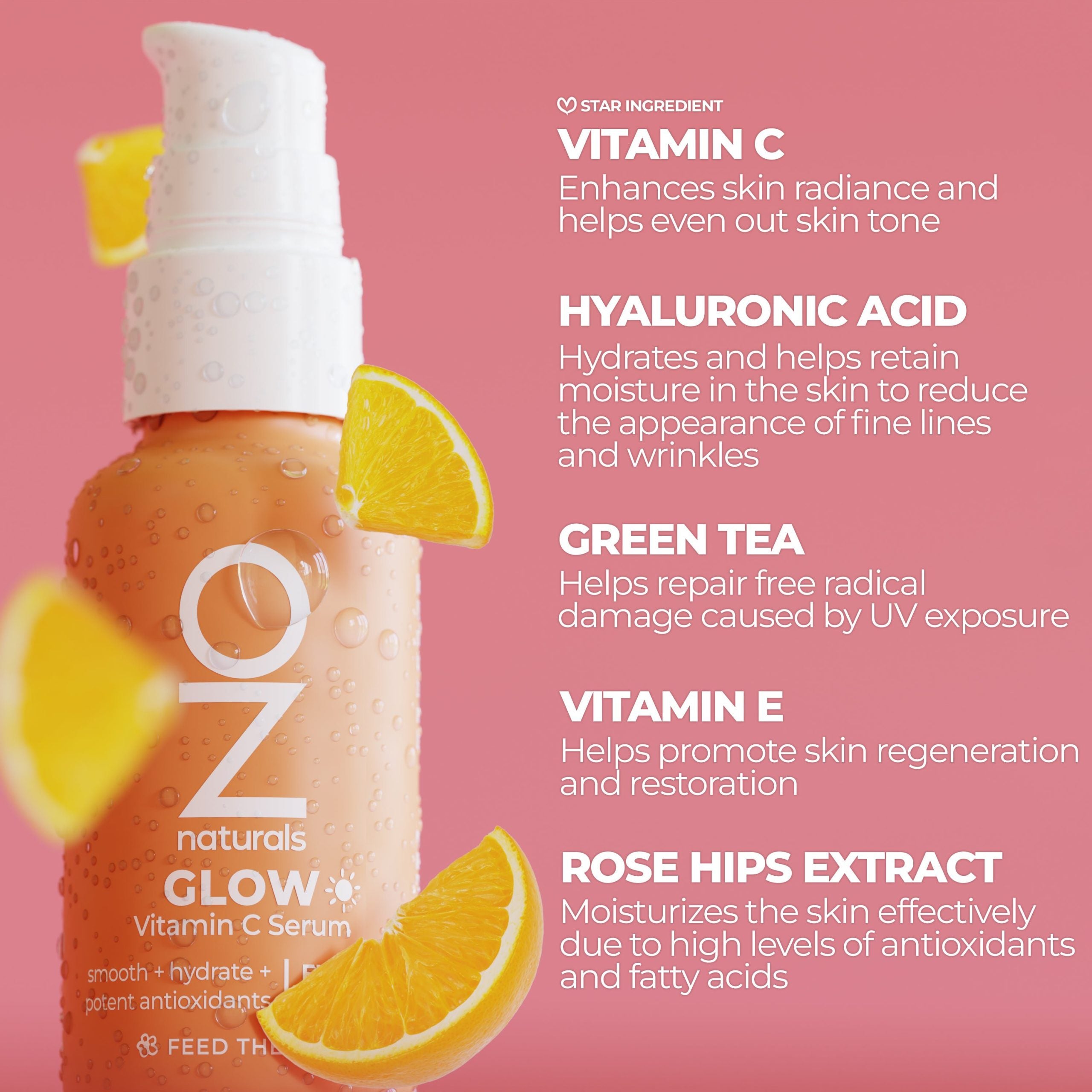 Oz Naturals Glow Vitamin C Serum 30 ML