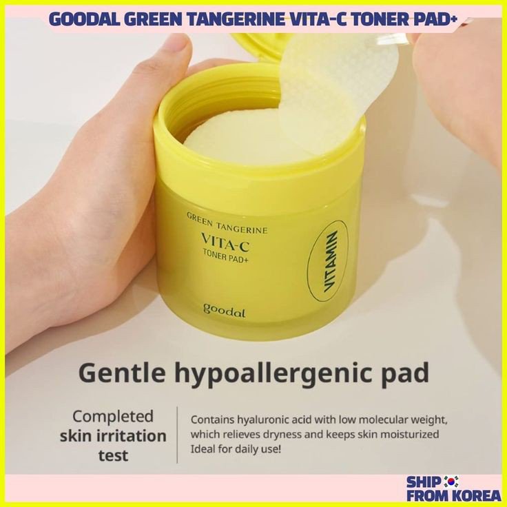 Goodal Green Tangerine Vita-C Dark Spot Care Pad 70 Pad