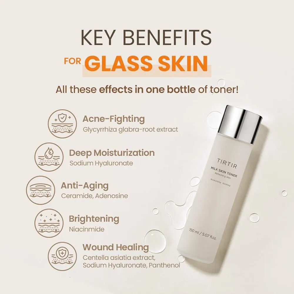 TIRTIR Milk Skin Toner Refreshing Skin