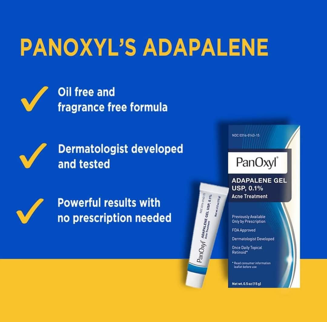 Panoxyl Adapalene Gel USP, 0.1% 15g