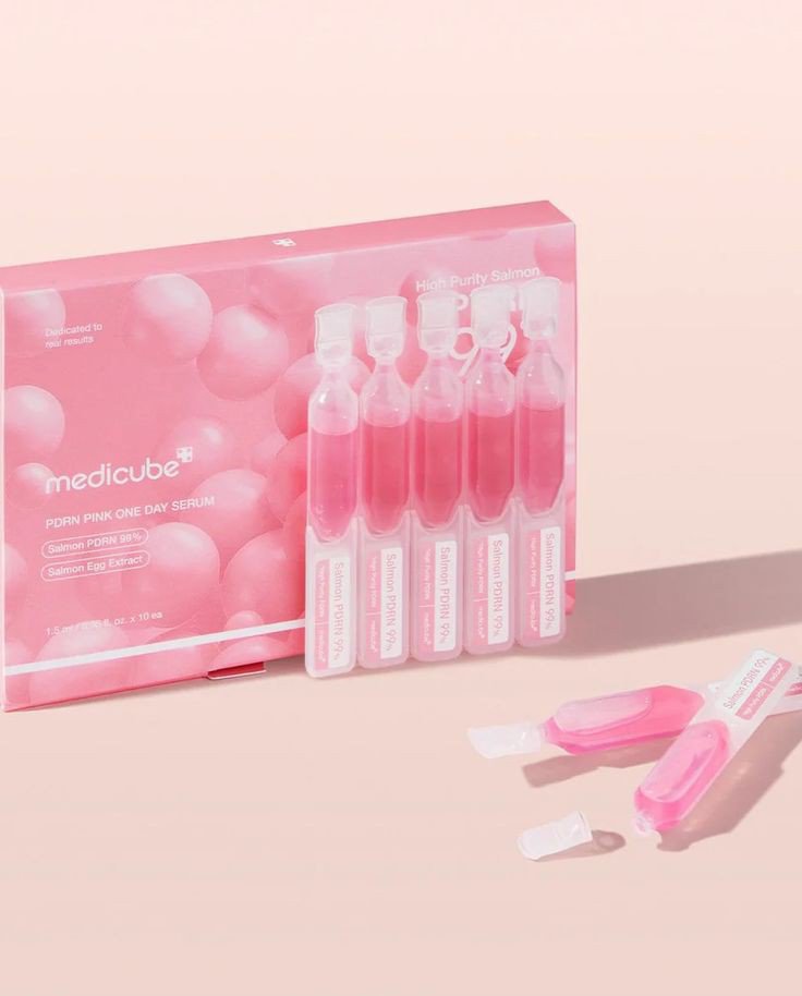 Medicube PDRN Pink One Day Serum Ampoules (10 AMP) 10* 1.5ml
