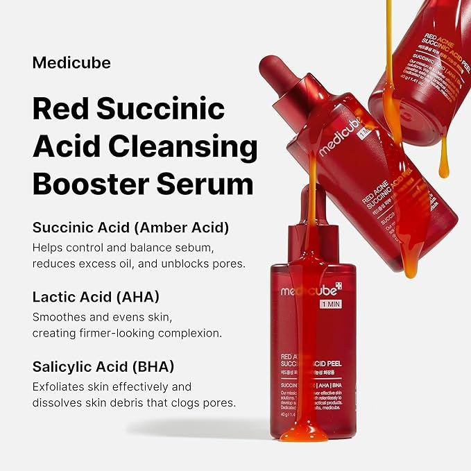Medicube 1 Min Red Acne Succinic Acid Peel 40g