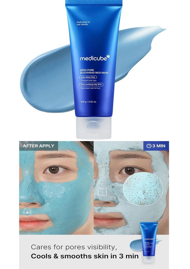 Medicube Zero Pore Blackhead Mud Mask 100g
