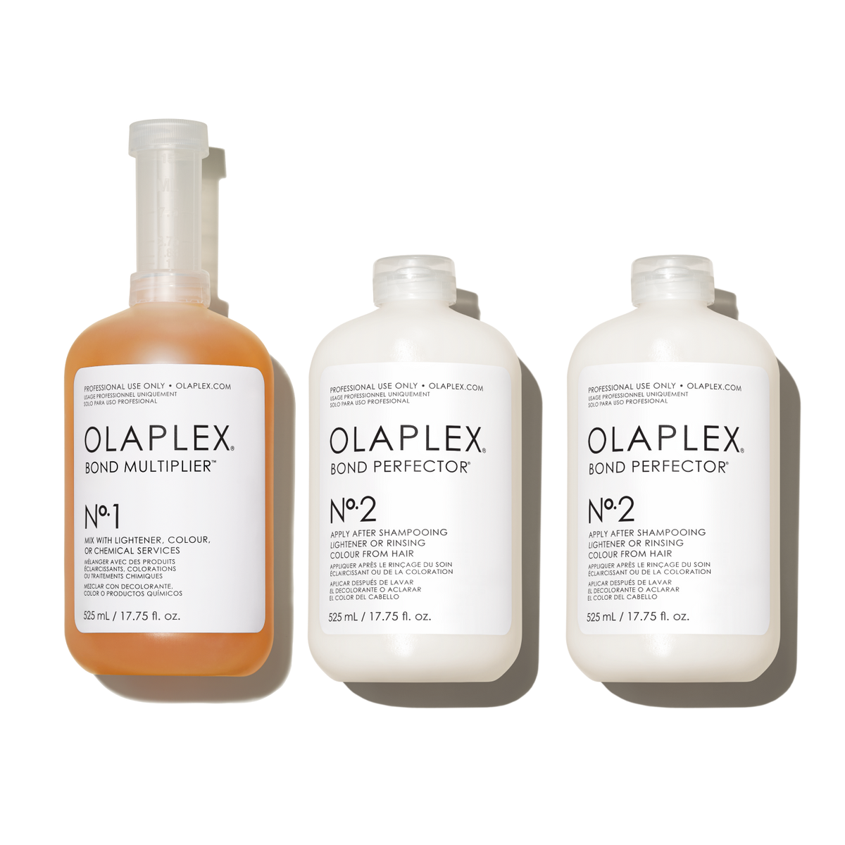 Olaplex Salon Intro Kit ( 1Peice No1 + 2 Peices NO2 ) 525 ml Each