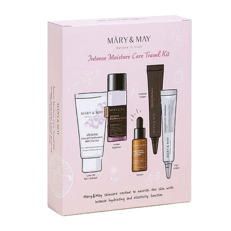 Mary &amp; May Intense Moisture Care Travel Kit 5Pcs