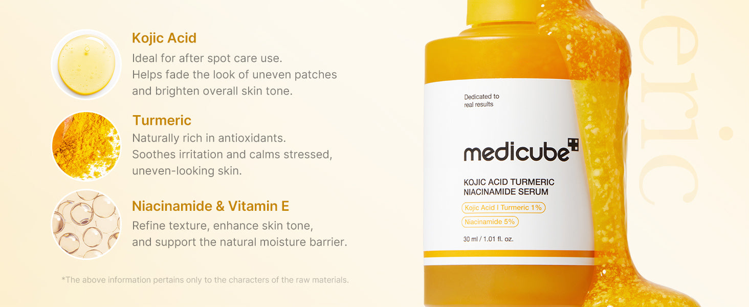 Medicube Kojic Acid Turmeric Niacinamide Serum 30 ml