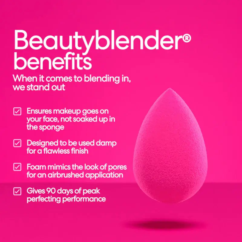 Beautyblender® Original Makeup Sponge.