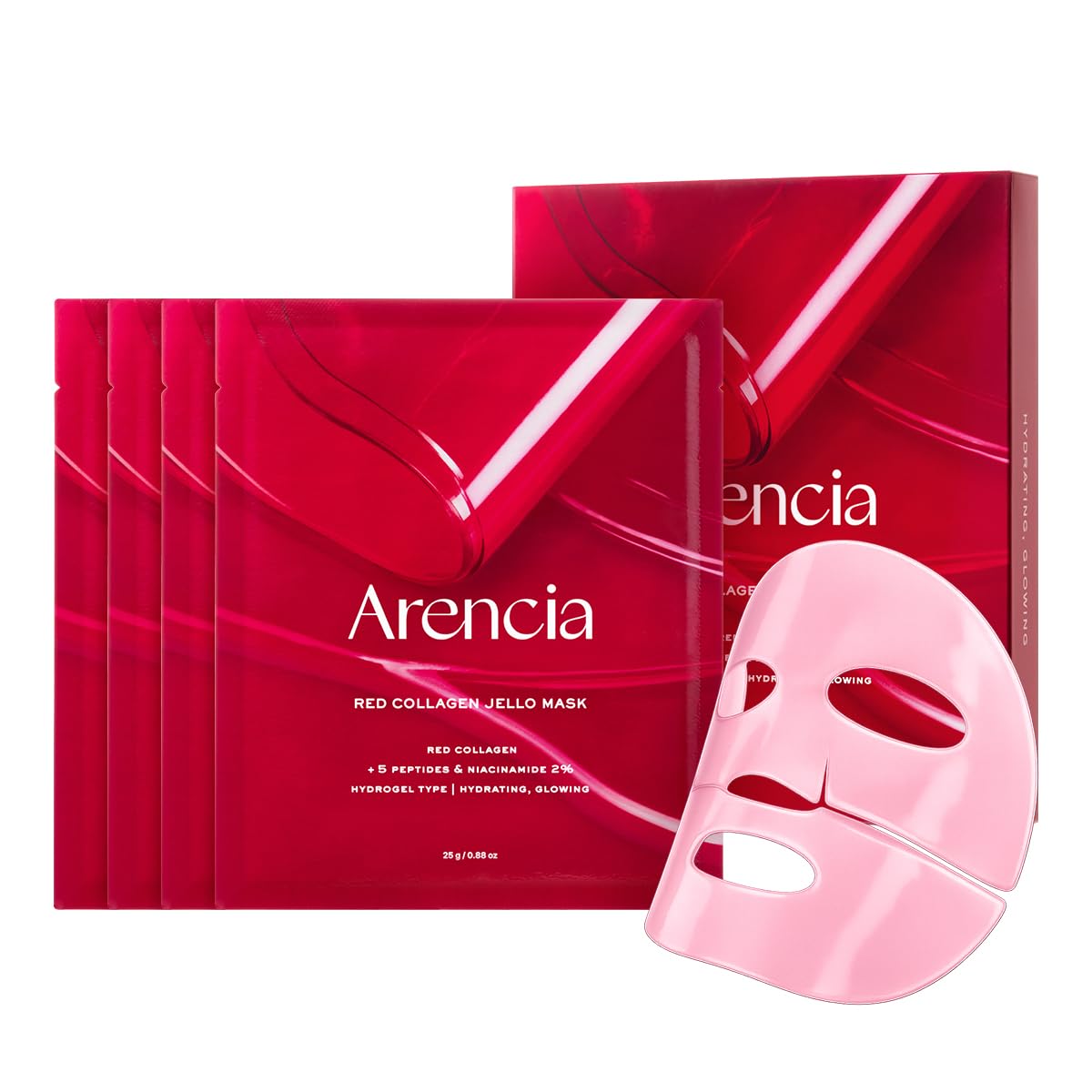 Arencia red collagen jello mask 25 gm
