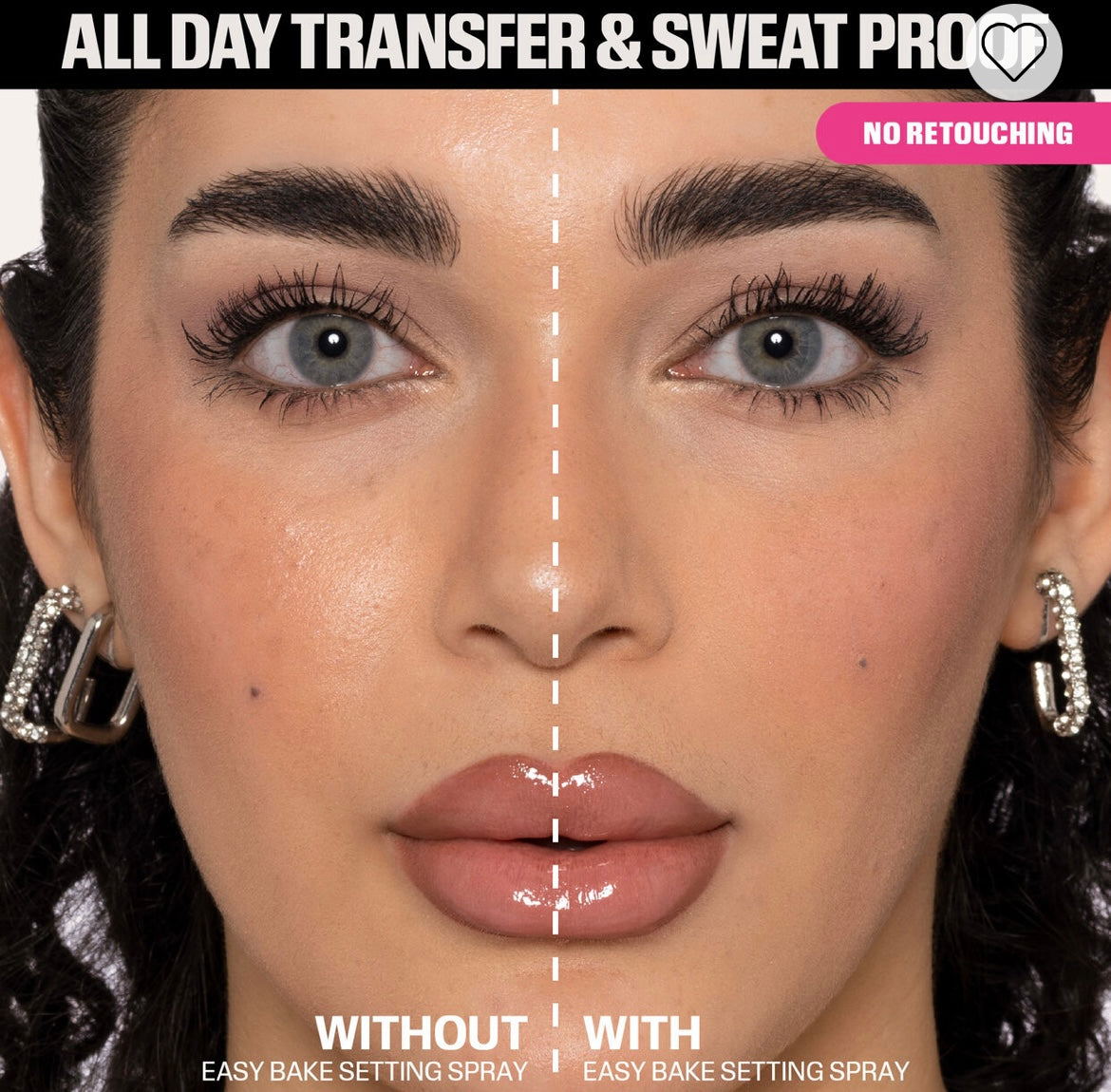 HUDA BEAUTY EASY BAKE SETTING SPRAY .