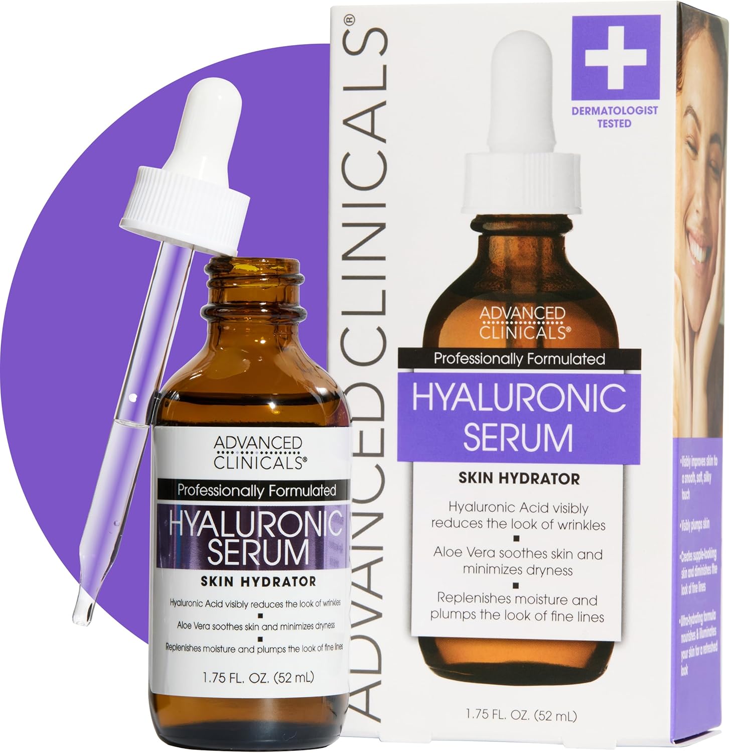 Advanced clinicals hyaluronic acid serum