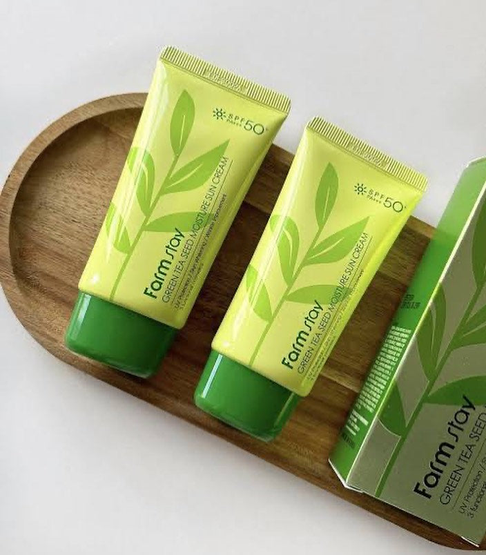 Farmstay Green Tea Seed Moisture Sun Cream 70G
