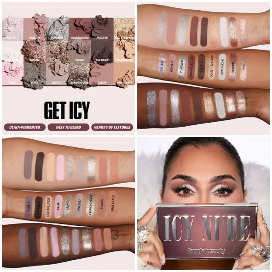 HUDA BEAUTY ICY NUDE EYESHADOW PALETTE