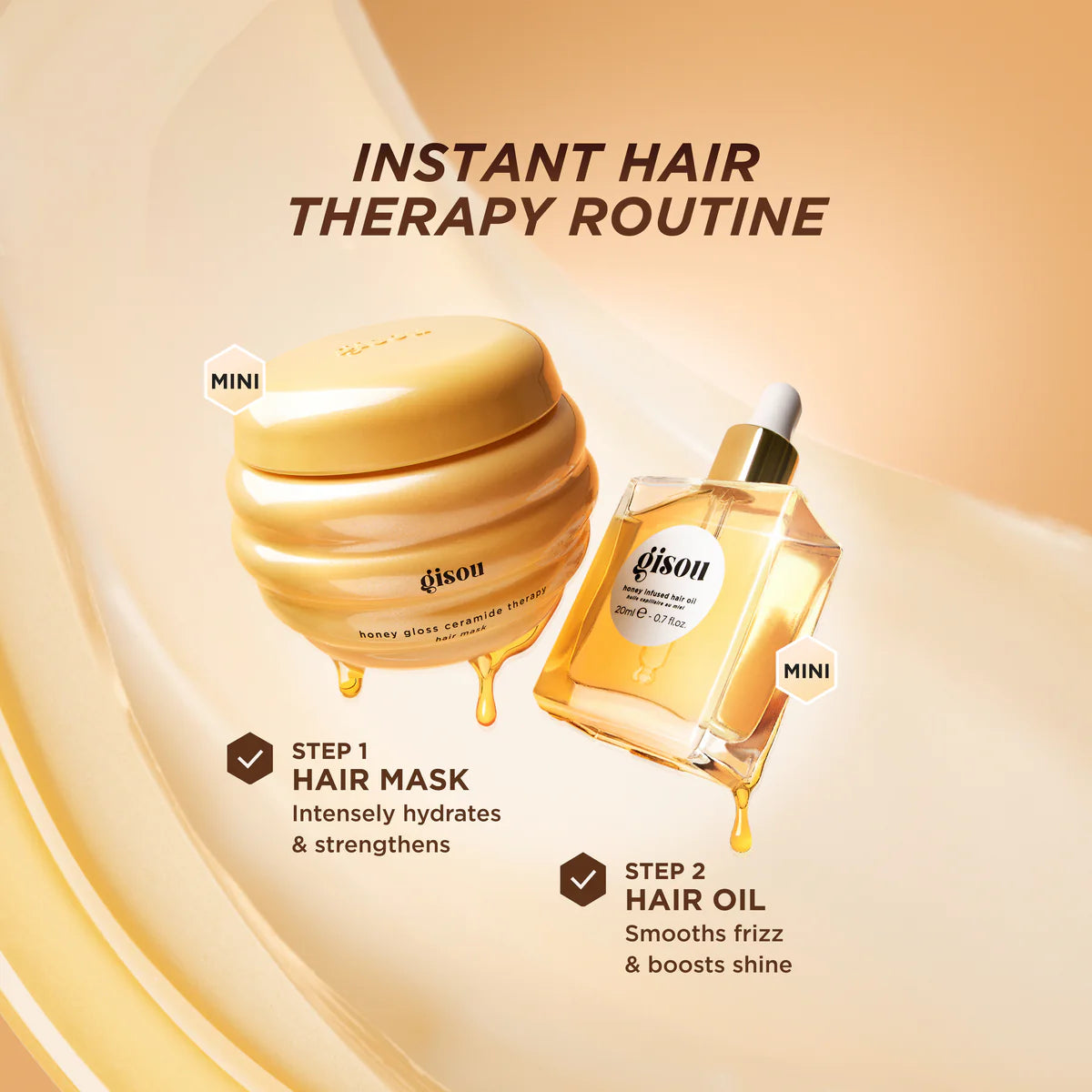 GISOU instant hair therapy duo