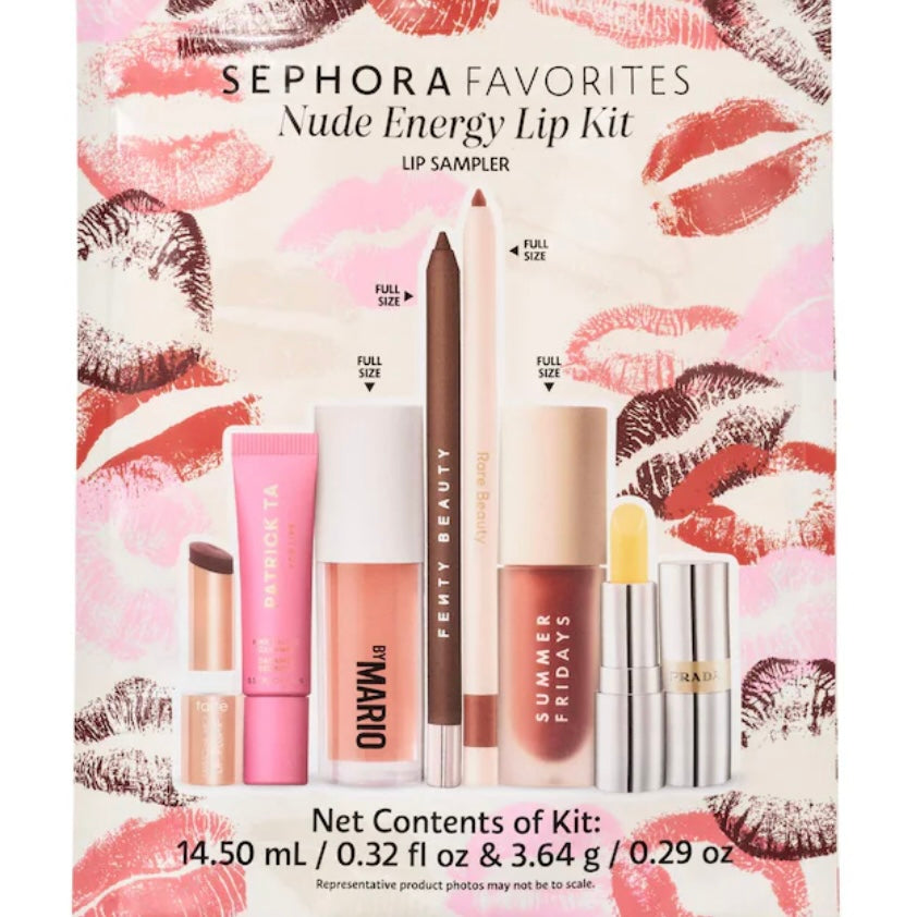 Sephora Favorites 
Nude Energy Lip Kit Makeup Set