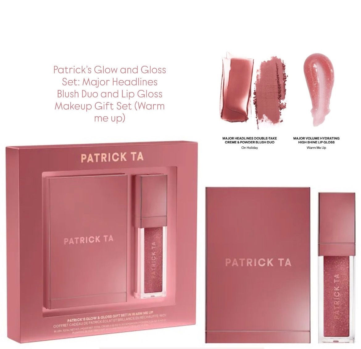 Patrick Ta Patrick's Glow & Gloss Gift Set