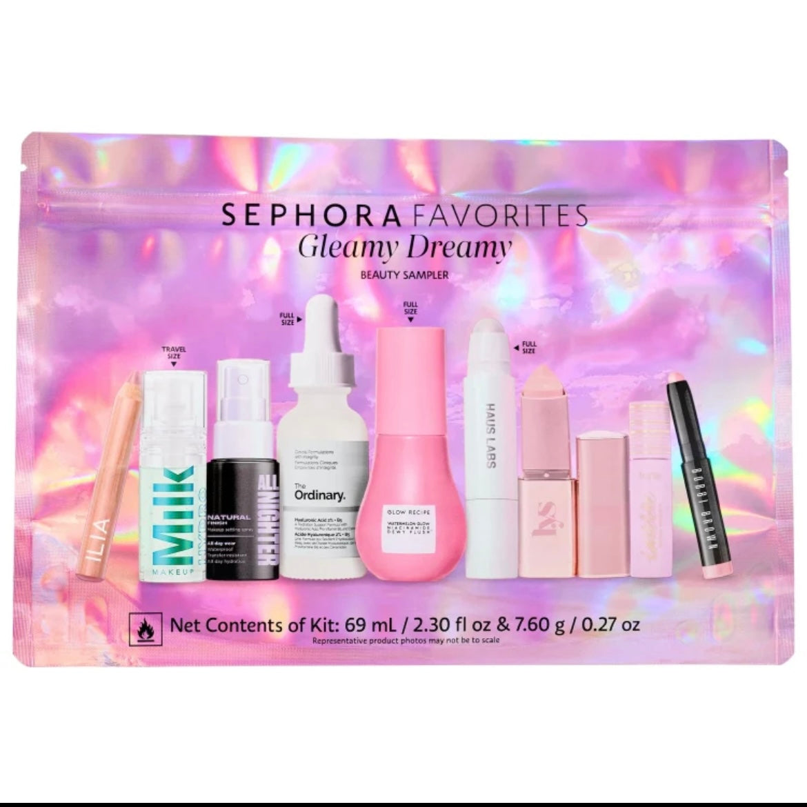 Sephora Favorites Gleamy Dreamy Makeup & Skincare Set (9 pcs)