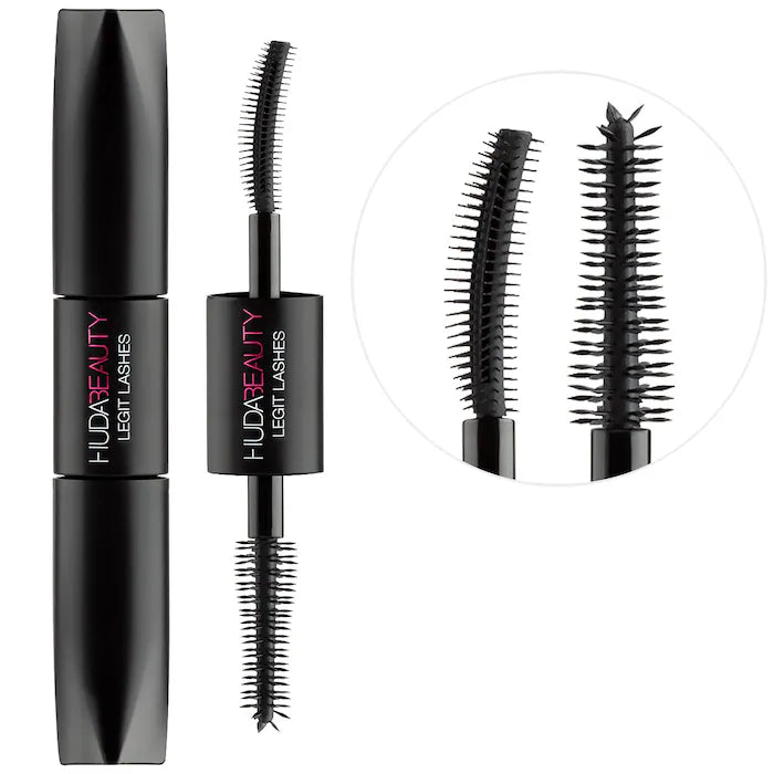 Huda Beauty LEGIT LASHES MASCARA DOUBLE ENDED VOLUMIZING AND LENGTHENING