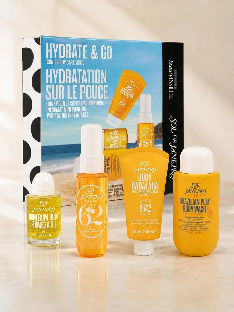 Sol De Janeiro Hydrate & Go Iconic Body Care Minis