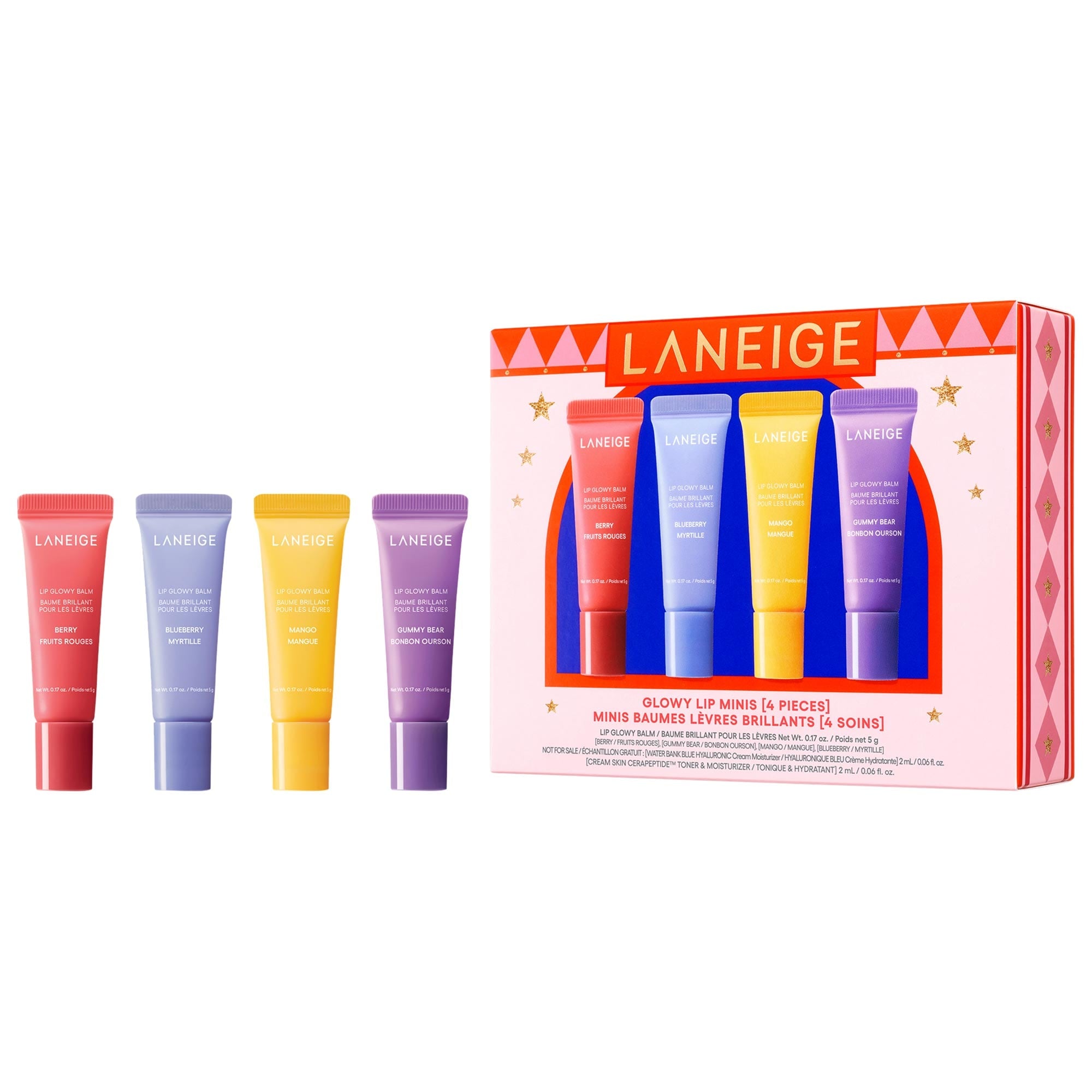 Laneige Glowy Lip Minis [4 pieces]