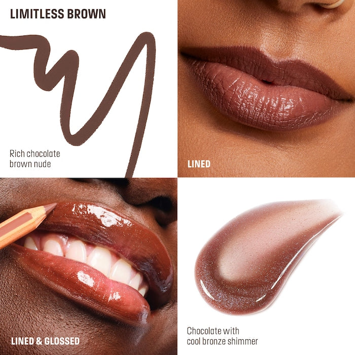 Make Up Forever Mini Artist Color Pencil Lip Liner & Full Size Super Boost Lip Gloss Kit