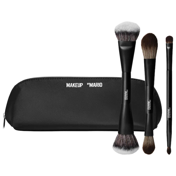 MAKEUP BY MARIO Face and Eye Trio Cosmetic Brush Set