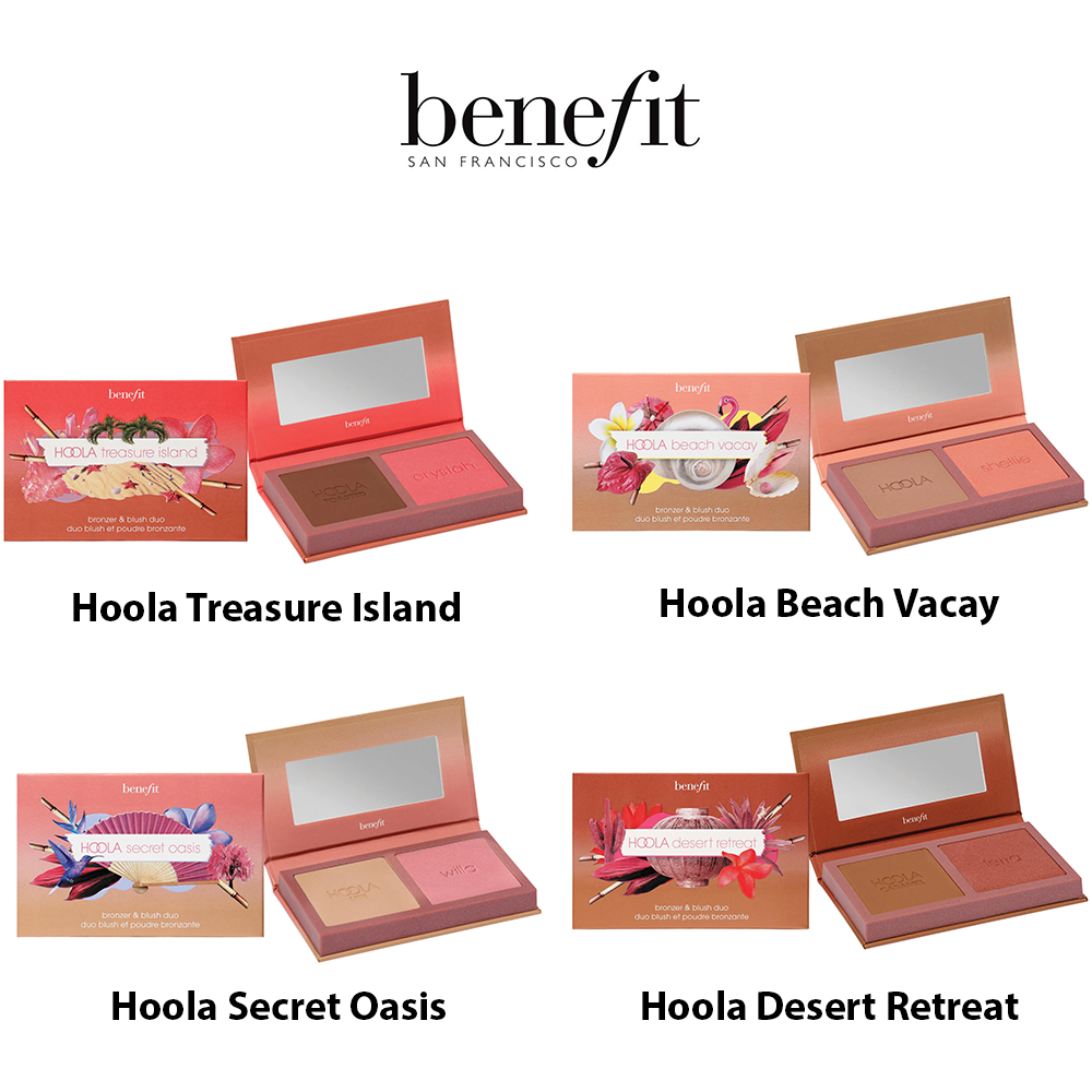 Benefit Cosmetics Hoola & WANDERful World Duo mini bronzer & blush palette