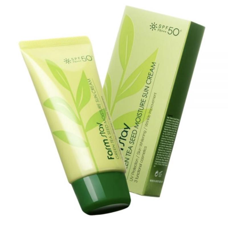 Farmstay Green Tea Seed Moisture Sun Cream 70G