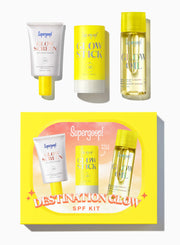 Supergoop All Day Glow SPF set