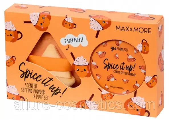 MAX&MORE spice it up setting powder puff set