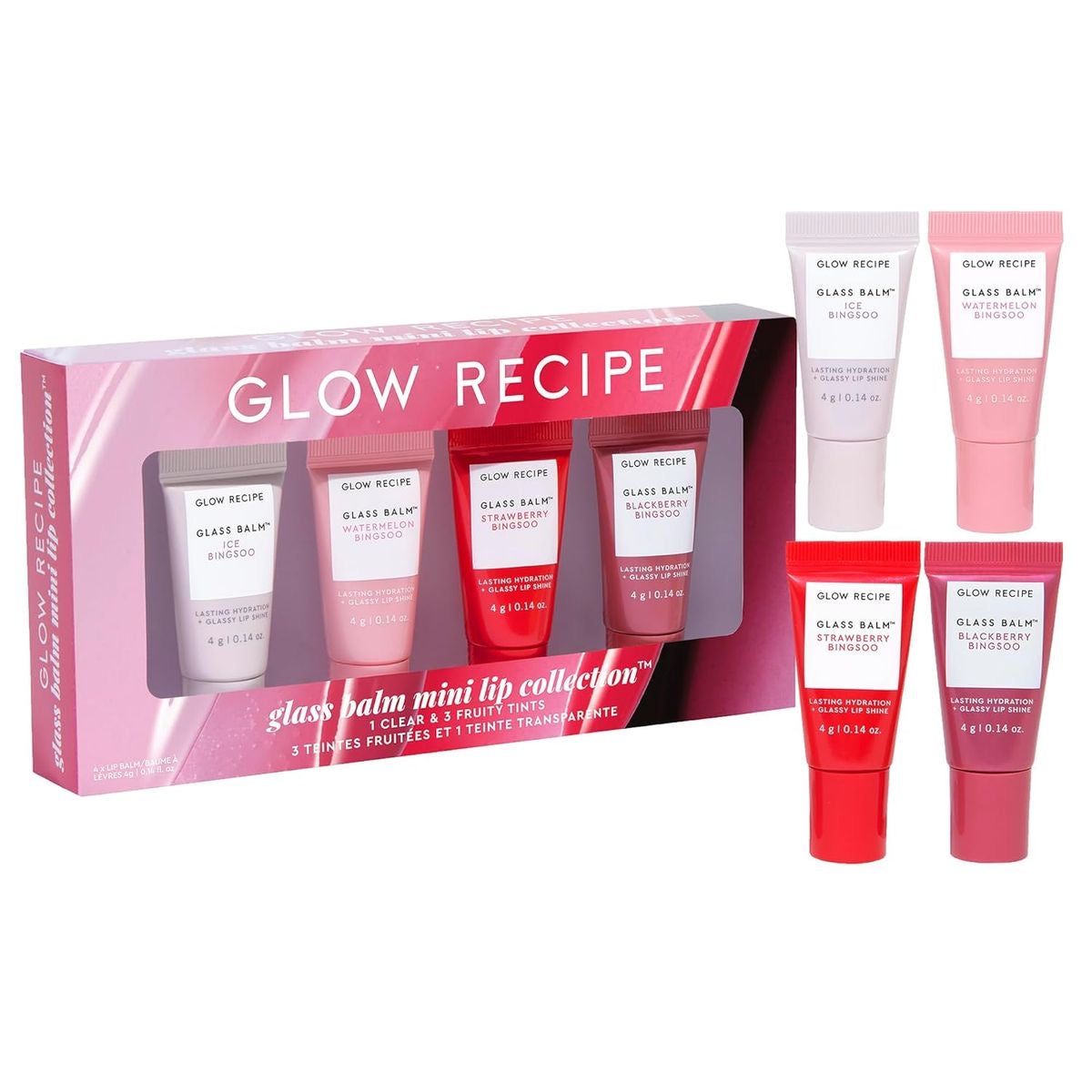 Glow Recipe Glass Balm mini lip collection