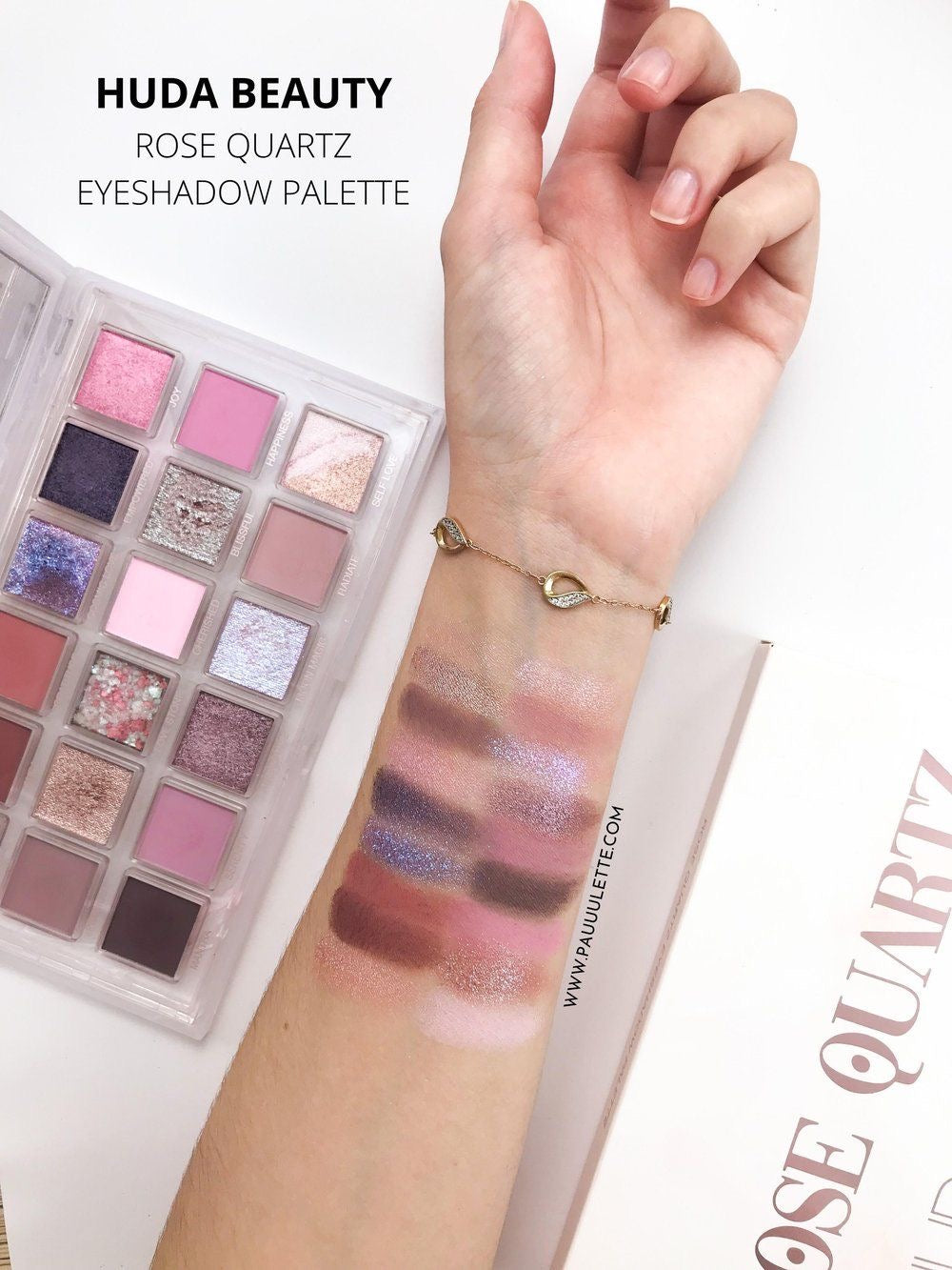 HUDA BEAUTY ROSE QUARTZ EYESHADOW PALETTE