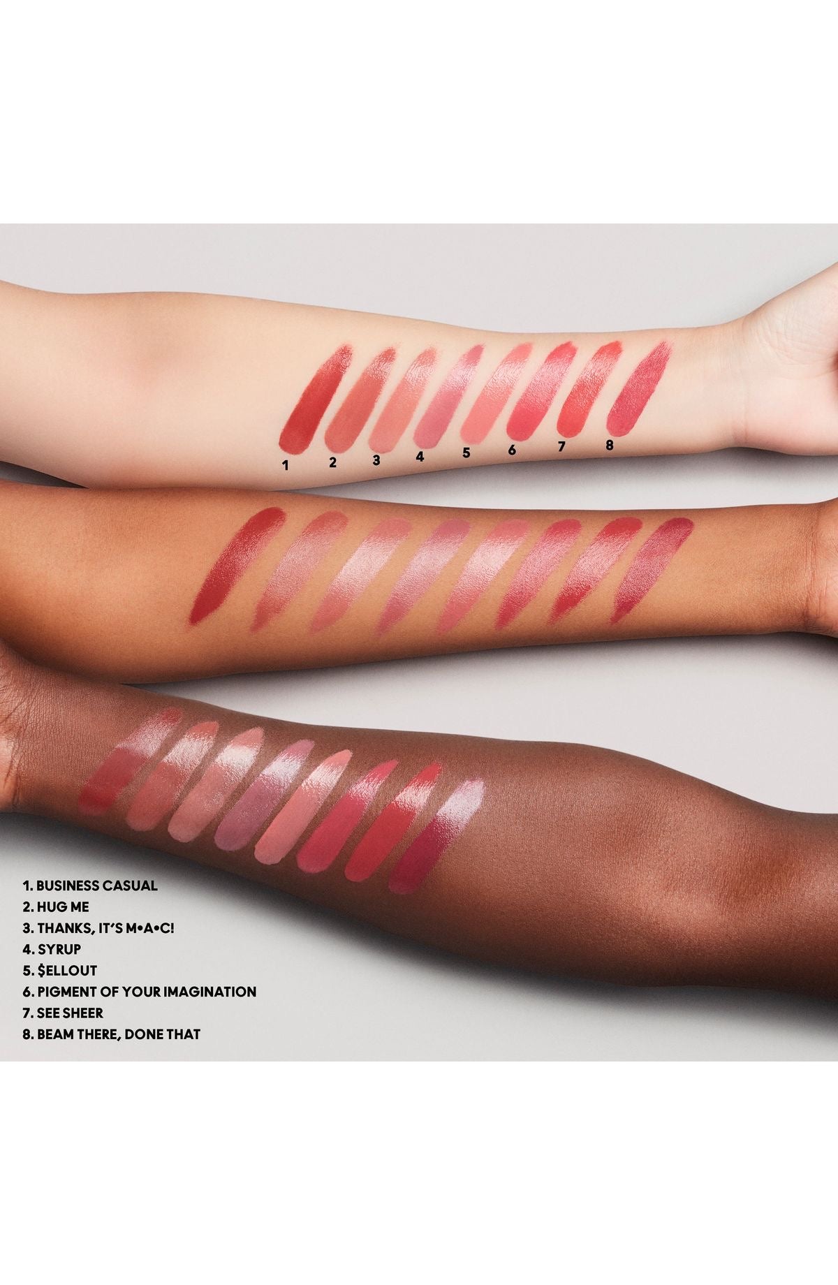 Mac Lustreglass Lipstick 3 gm