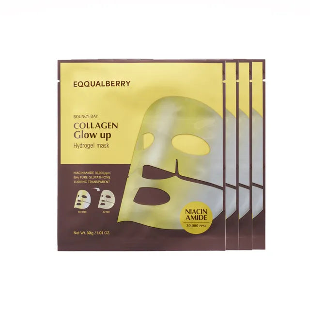 EQQUALBERRY Collagen Glow up Hydrogel Mask 30 gm