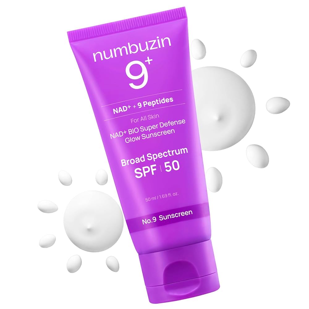 Numbezin No.9 NAD+ Peptides Dewy Sun Essence SPF50+ 50ml