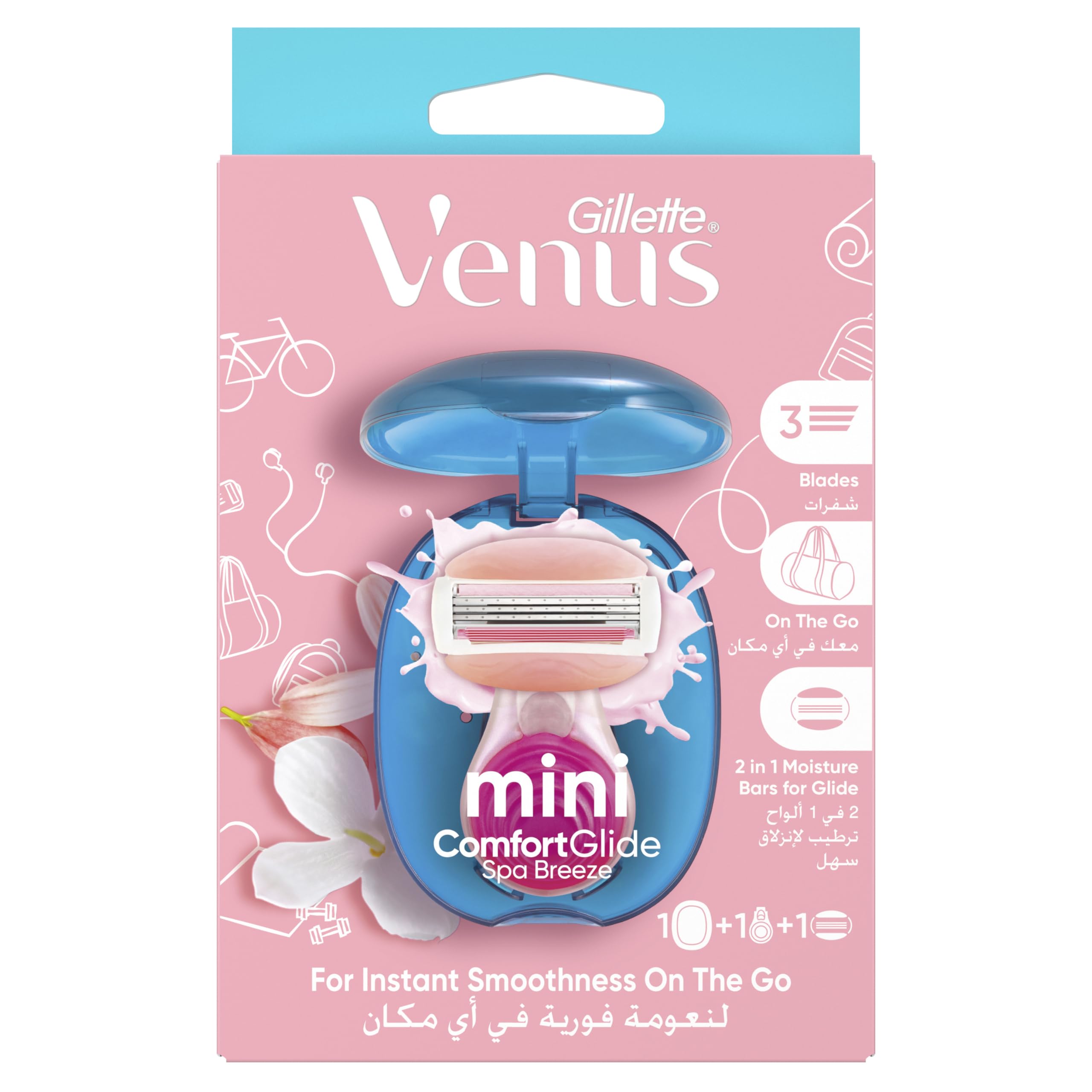 Gillette Venus Mini ComfortGlide Spa Breeze