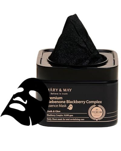 Mary & May Premium Idebenone Blackberry Complex Essence Mask 250g