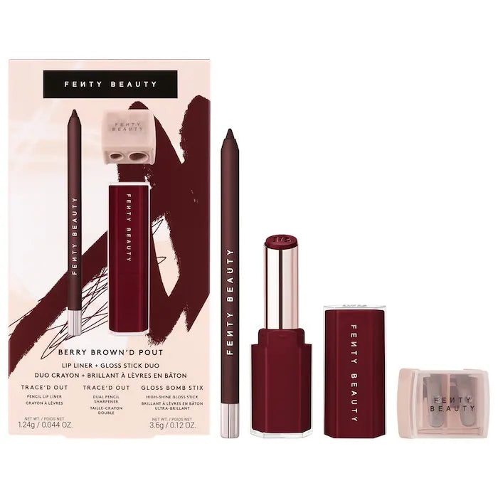 Fenty Beauty Berry Brown'D Pout Duo Kit