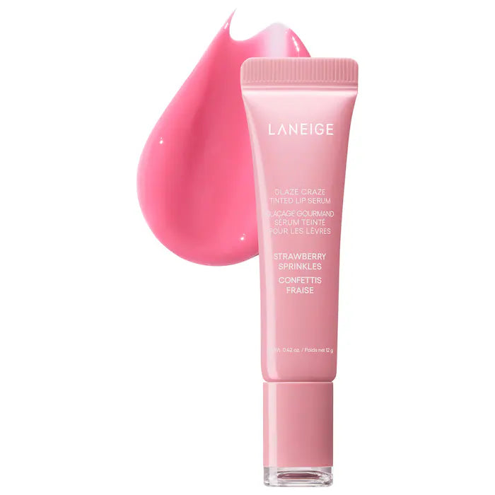 LANEIGE Glaze Craze Tinted Polypeptide Lip Serum Treatment 12 gm