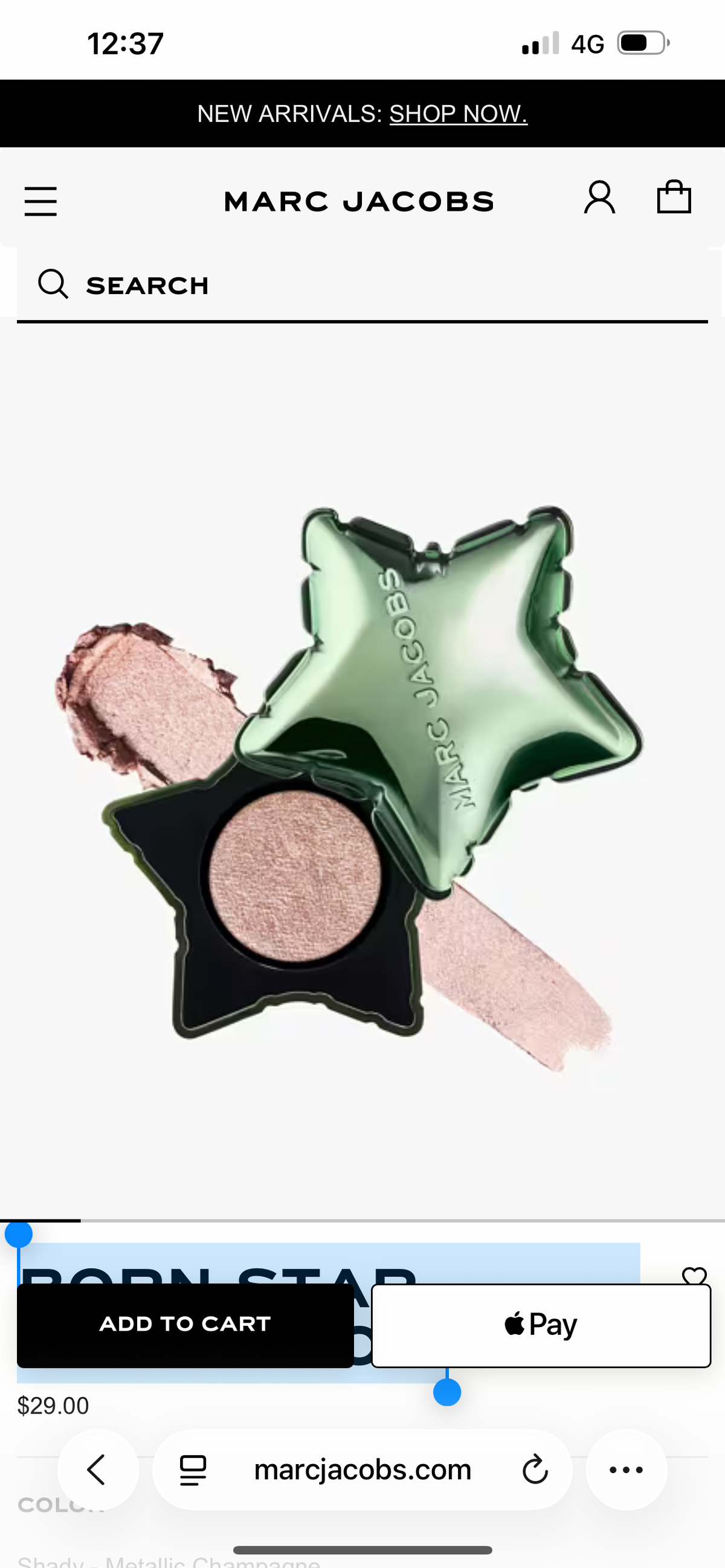 MARC JACOBS BORN STAR EYESHADOW