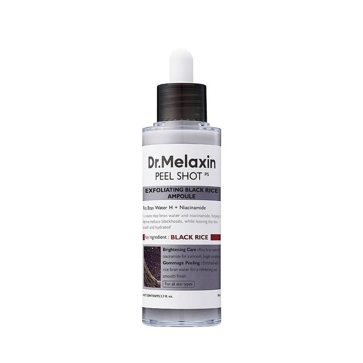 Dr.melaxin peel shot black rice ampoule 80ml