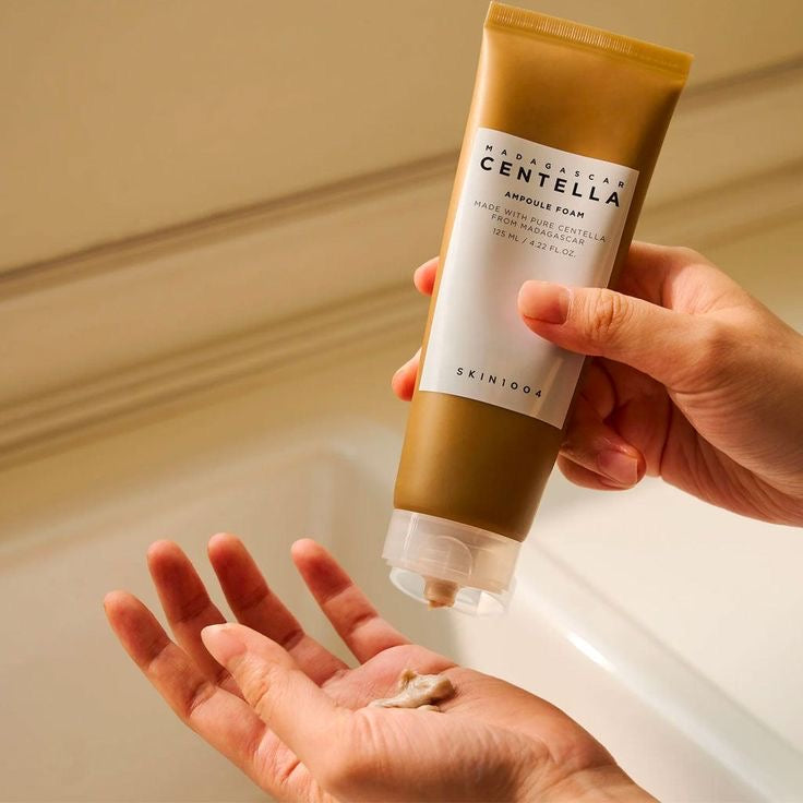 Skin 1004 Centella Ampoule Foam Cleanser.